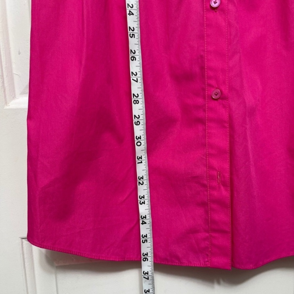 New Derek Lam 10 Crosby Cora Sleeveless Cotton Shirtdress Pink size 6 - Picture 12 of 12